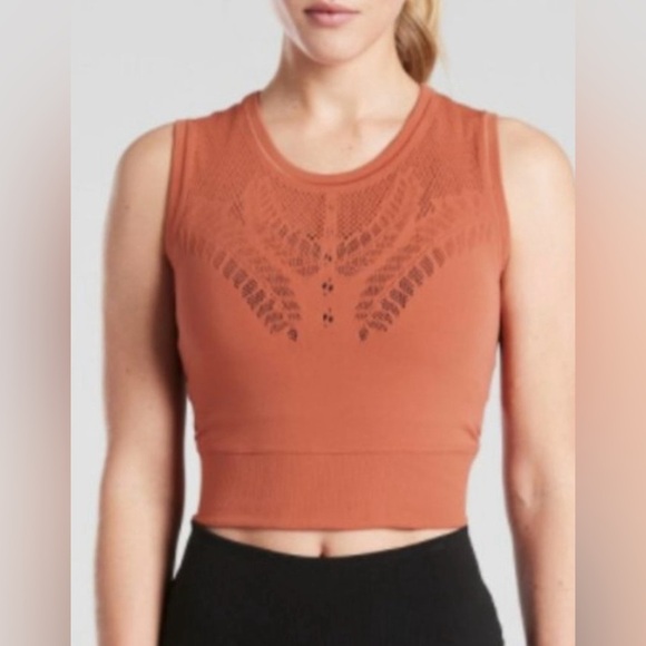 Athleta Tops - ATHLETA Women's Sleeveless Rust Top 🏃‍♀️🧡🍂🍁